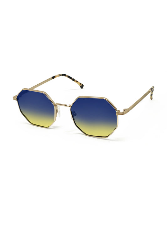 Gamma Gold with Blue/Yellow Gradient Lenses