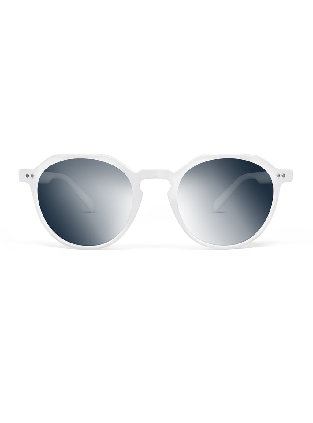 Relive White with Grey Mirrored Lenses