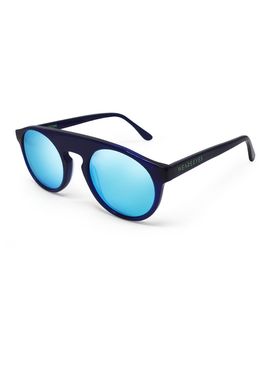 Atom Blue with Blue Mirror Lenses