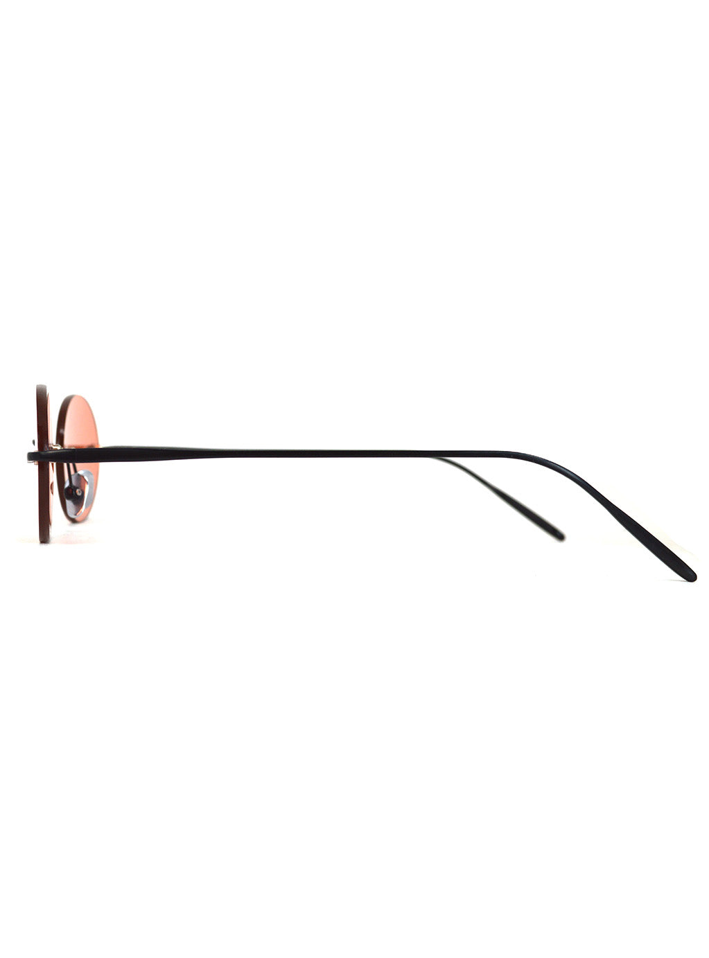 Elenova Black with Orange Lenses