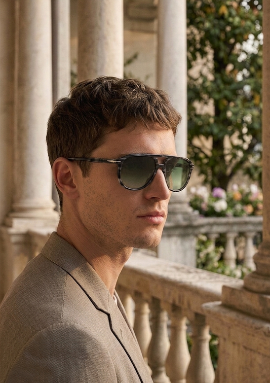 Ultera Grey with Green Lenses