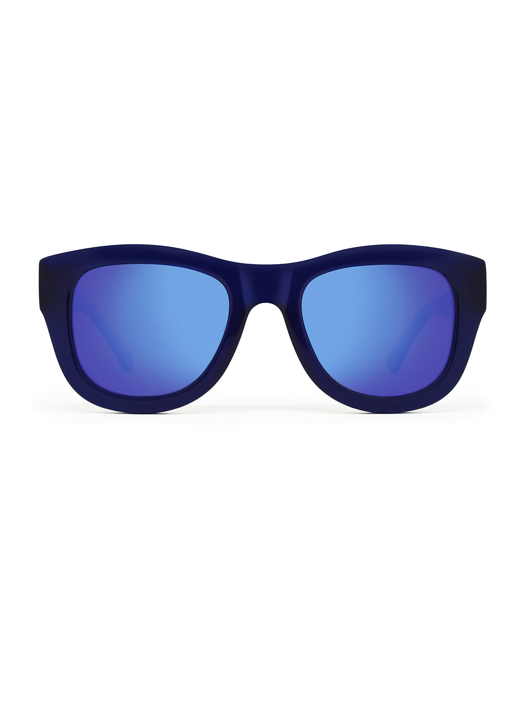 Blaze Blue with Mirror Lenses